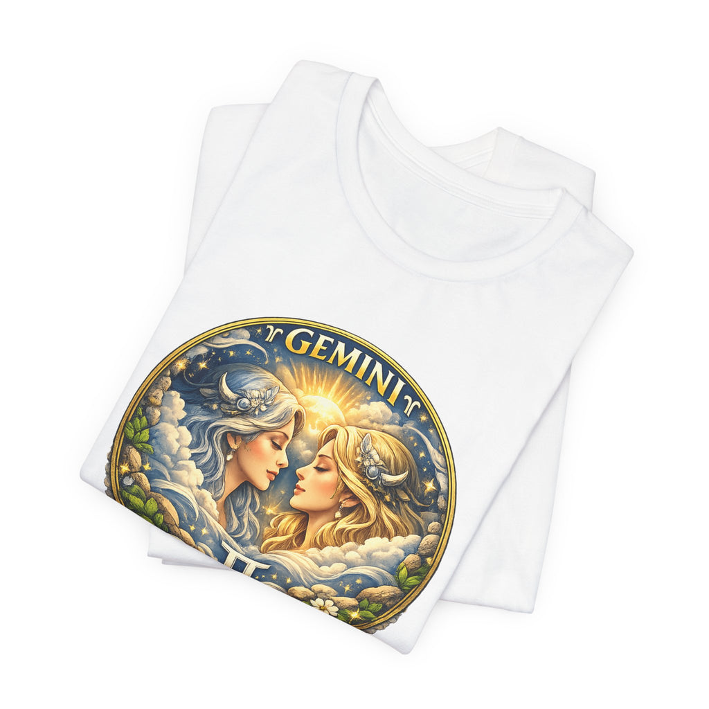Gemini Zodiac Tee – Vintage Twin Astrology T-Shirt