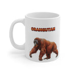 Orangutan Coffee Mug – 11oz Ceramic Mug for Animals With Facts Series 2 Gifts
