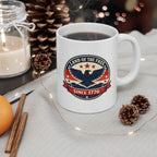 Veteran Pride Ceramic Mug – Patriotic American Eagle Coffee Cup (11oz, 15oz)