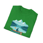 Kayak Lake T-Shirt — Mountain Reflection Outdoor Adventure Tee