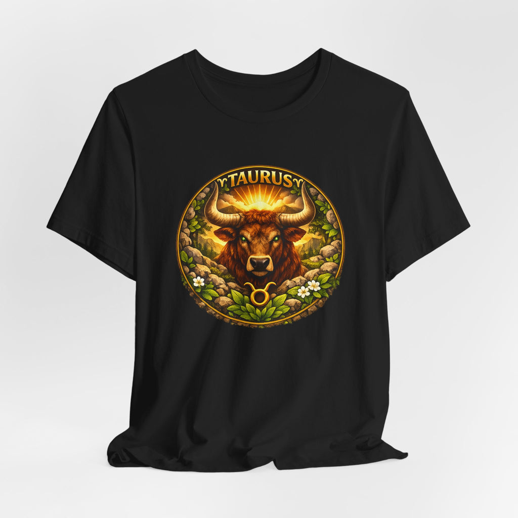 Taurus Zodiac Tee — Bull Astrology Graphic T-Shirt