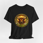 Taurus Zodiac Tee — Bull Astrology Graphic T-Shirt