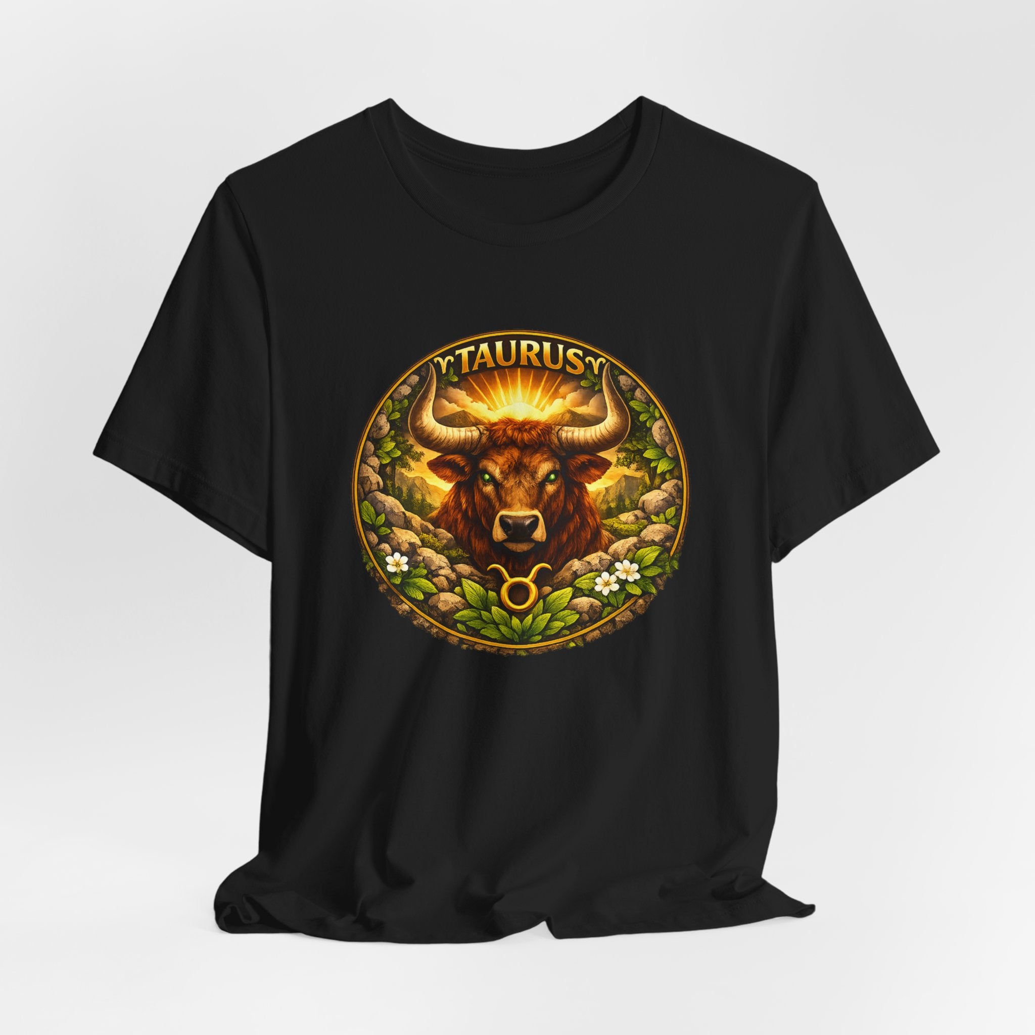 Taurus Zodiac Tee — Bull Astrology Graphic T-Shirt