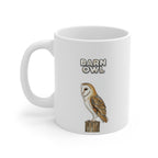 Barn Owl Coffee Mug – 11oz Ceramic Mug for Animals With Facts Series 3 Gifts
