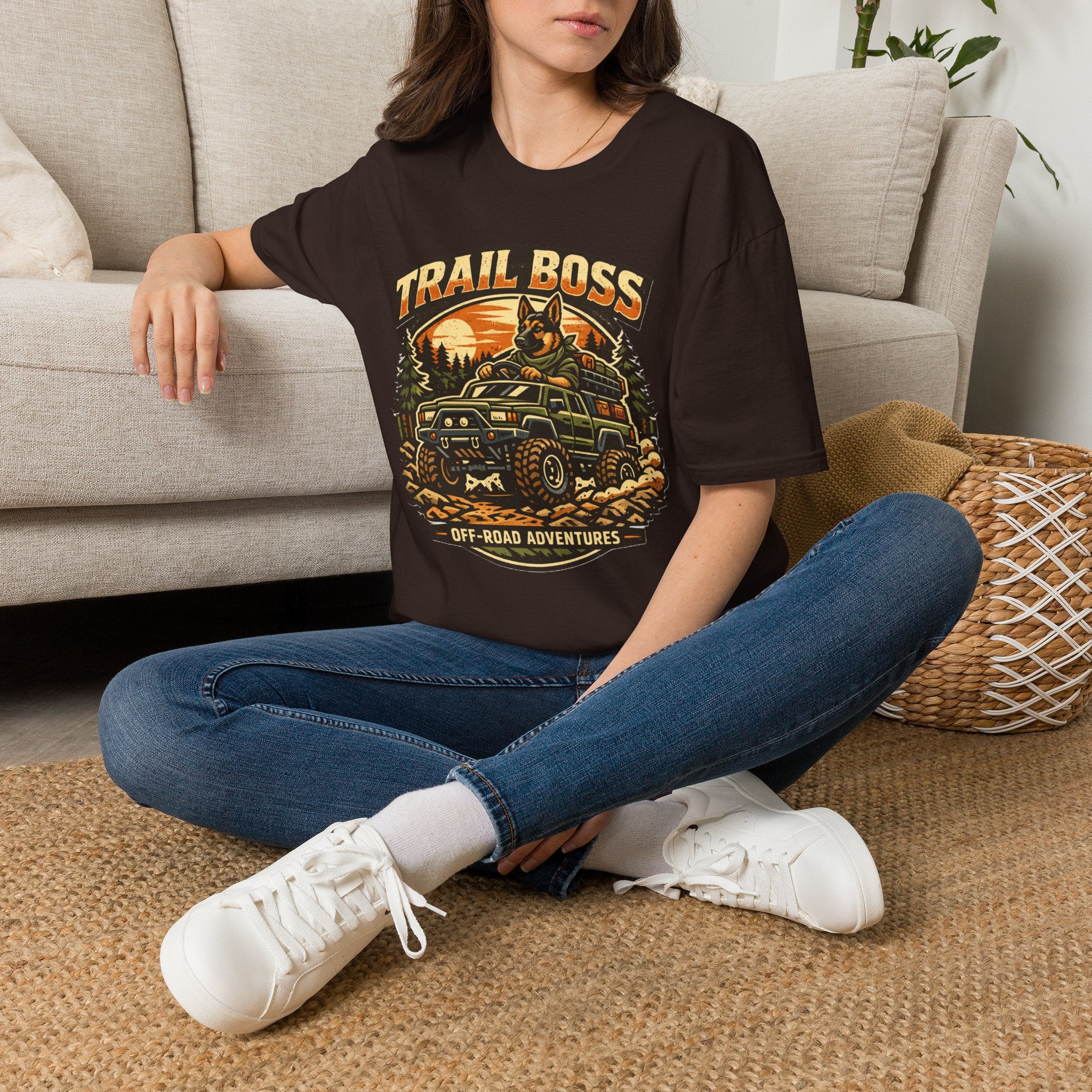 Trail Boss Off-Road T-Shirt — Adventure Jeep Graphic Tee