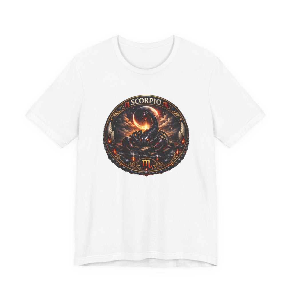 Scorpio Zodiac Tee — Fiery Scorpion Astrology T-Shirt