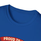 Proud to Be American T-Shirt — Vintage Patriotic USA Tee for 4th of July
