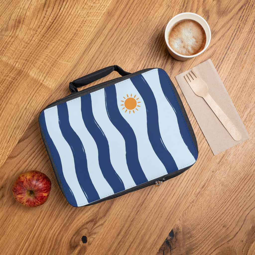 Coastal Stripes Lunch Bag