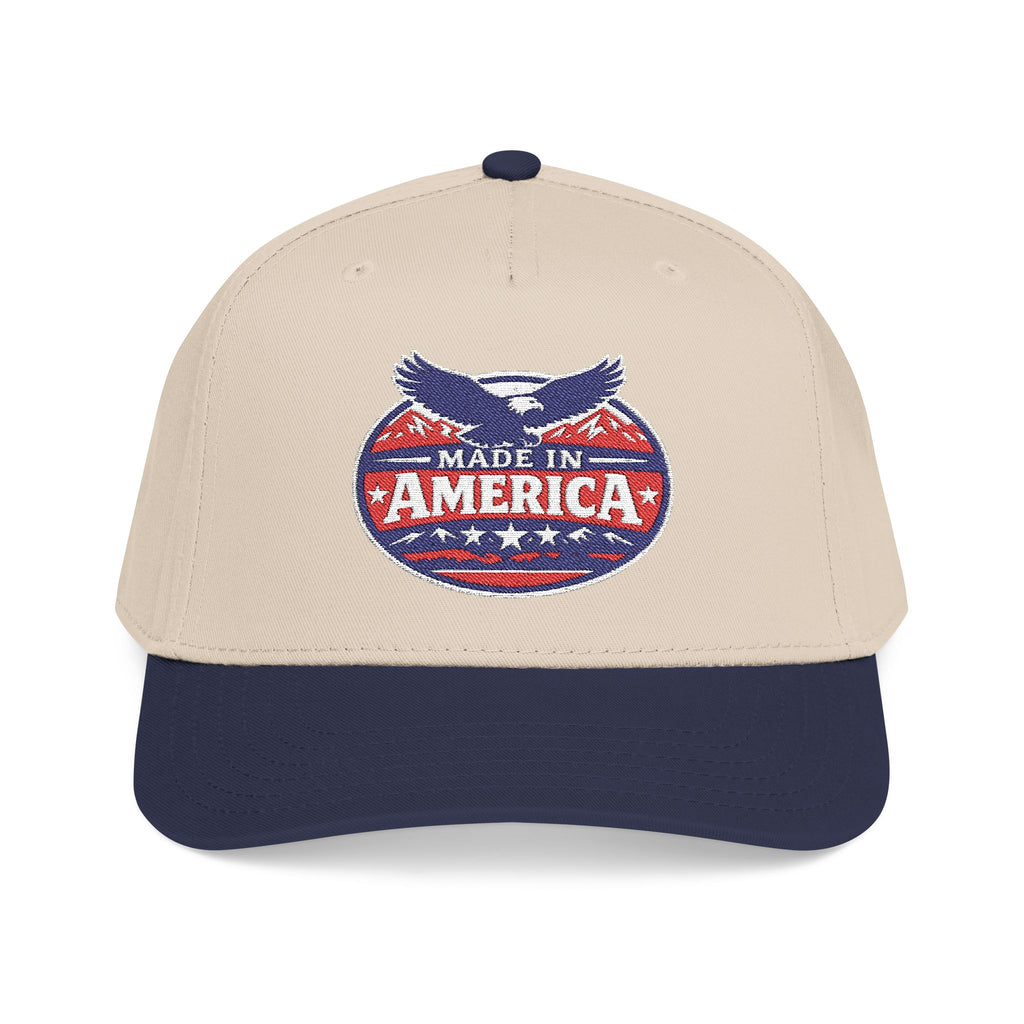 Made in America Baseball Cap - Patriotic Eagle Snapback