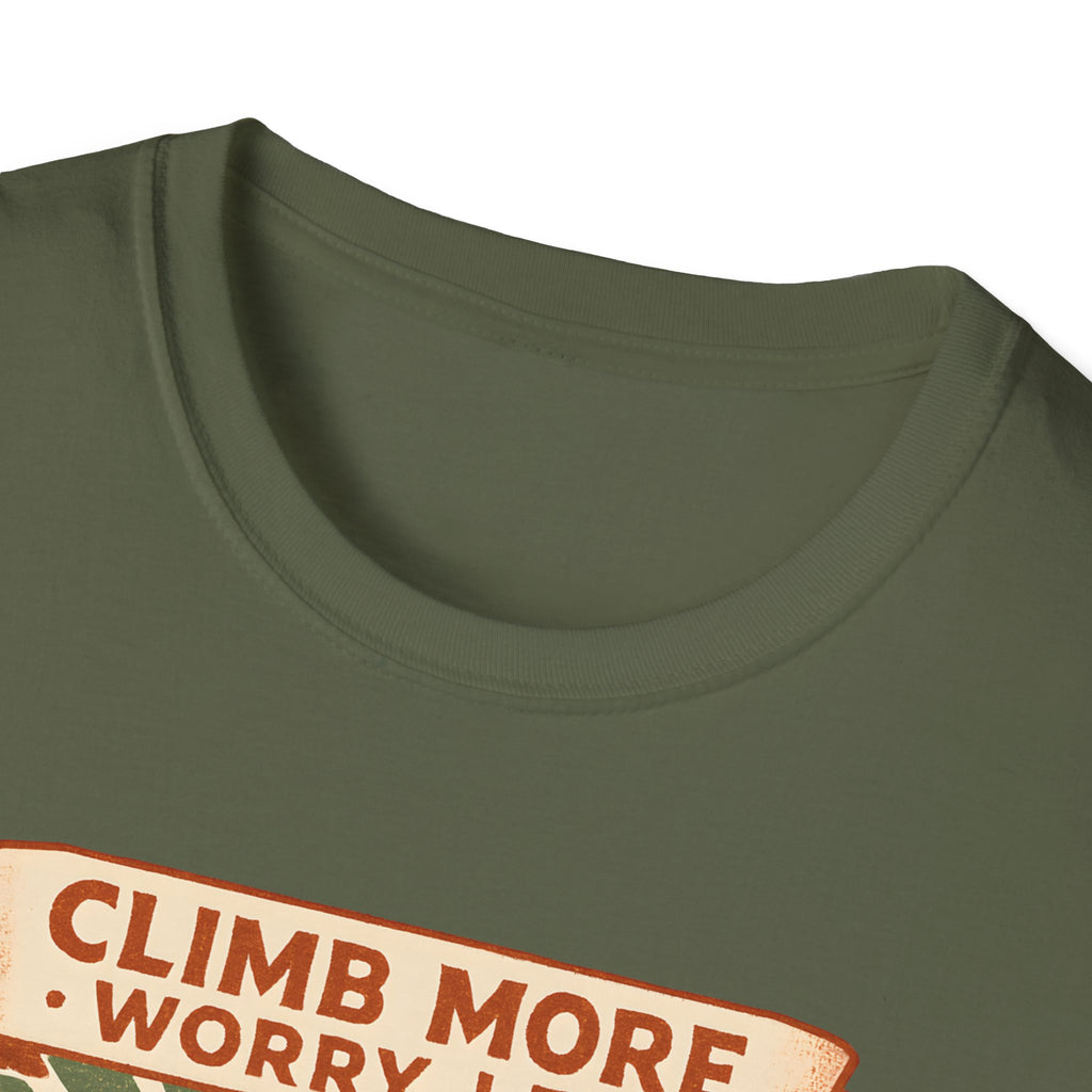 Climb More Worry Less Tee