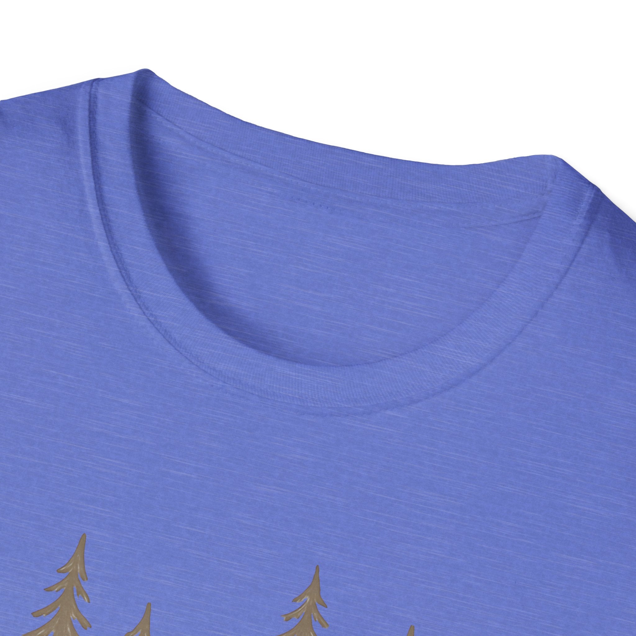 Camping Tent Tee — Minimal Lakeside Campfire Graphic T-Shirt