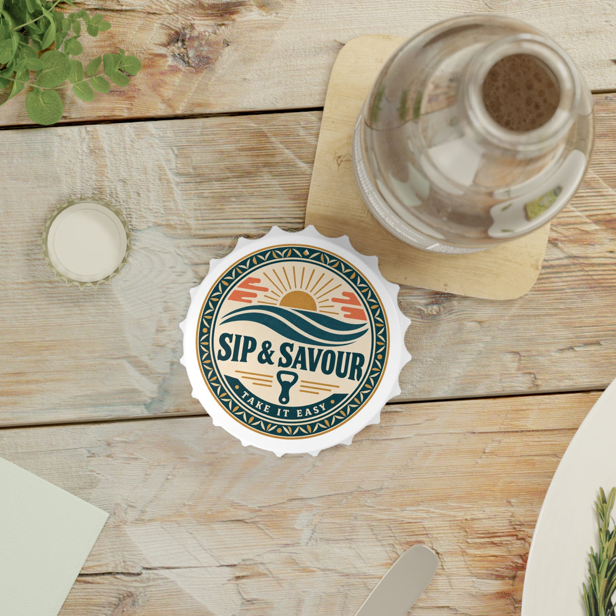 Sip and Savour Bottle Opener
