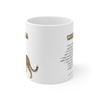 Cheetah Coffee Mug – 11oz Ceramic Mug for Animals With Facts Series 1 Gifts