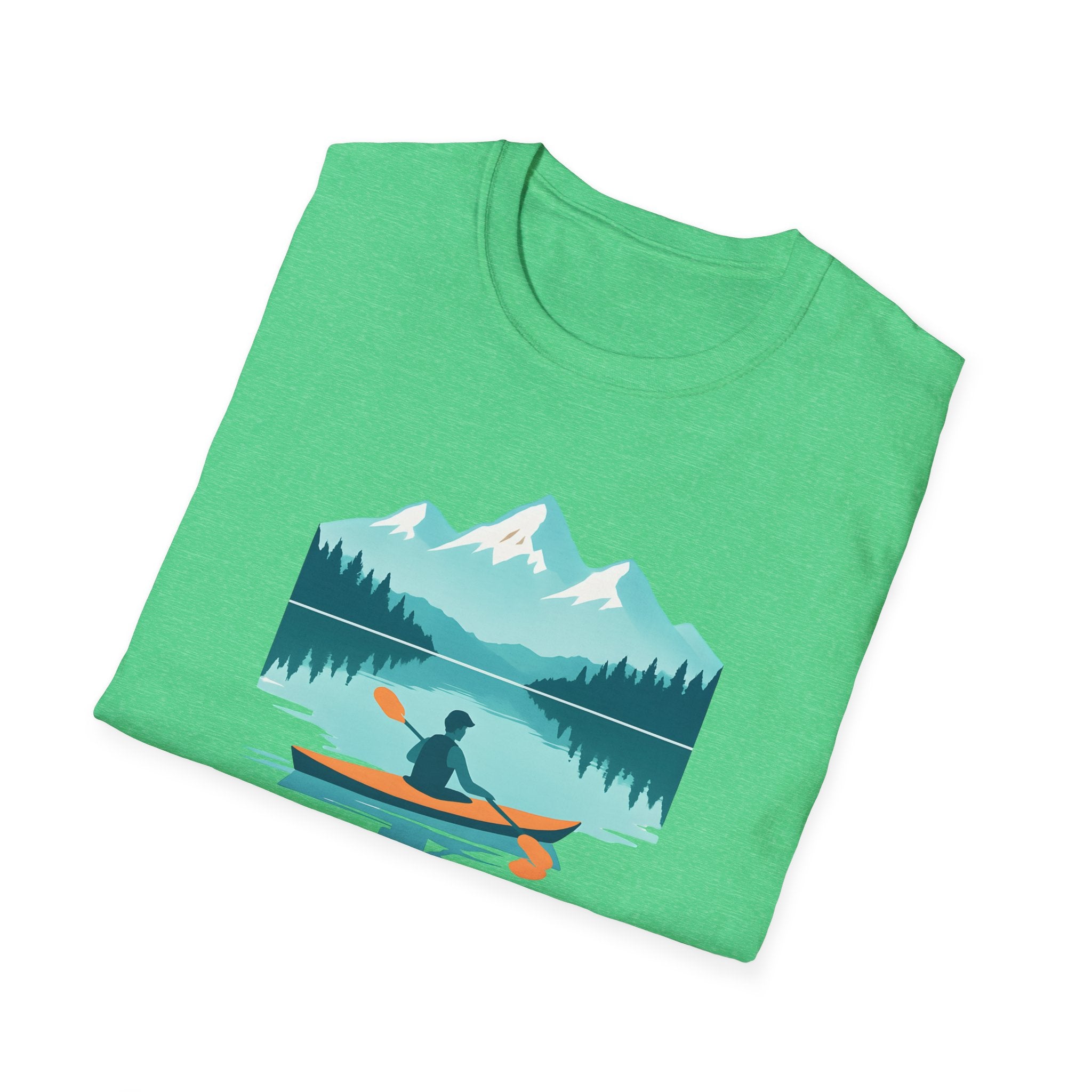 Kayak Lake T-Shirt — Mountain Reflection Outdoor Adventure Tee