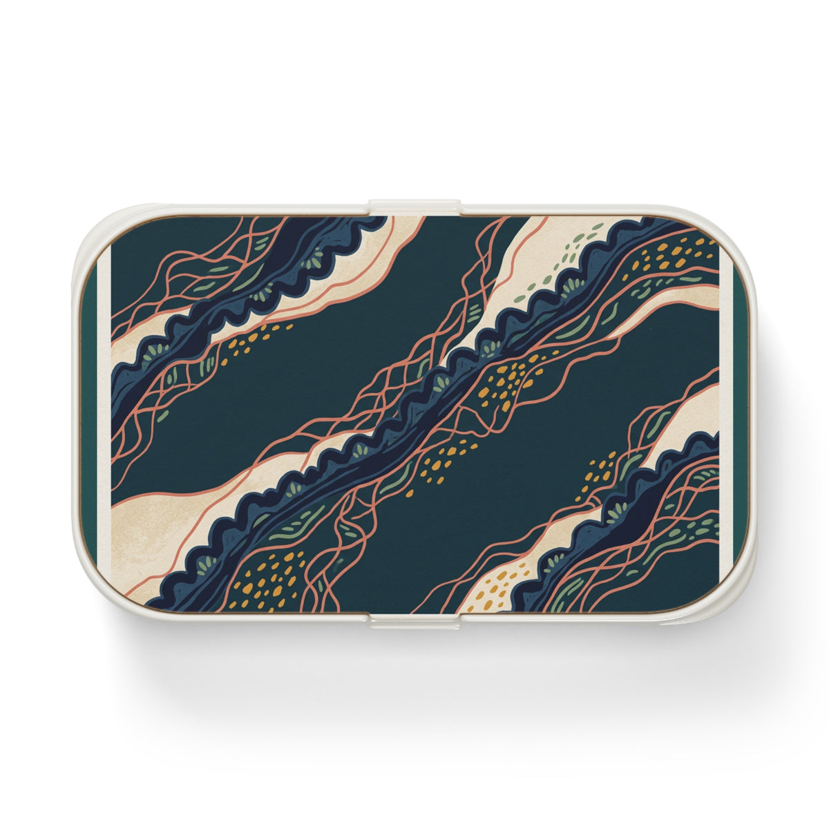 Indigo Waves Bento Lunch Box