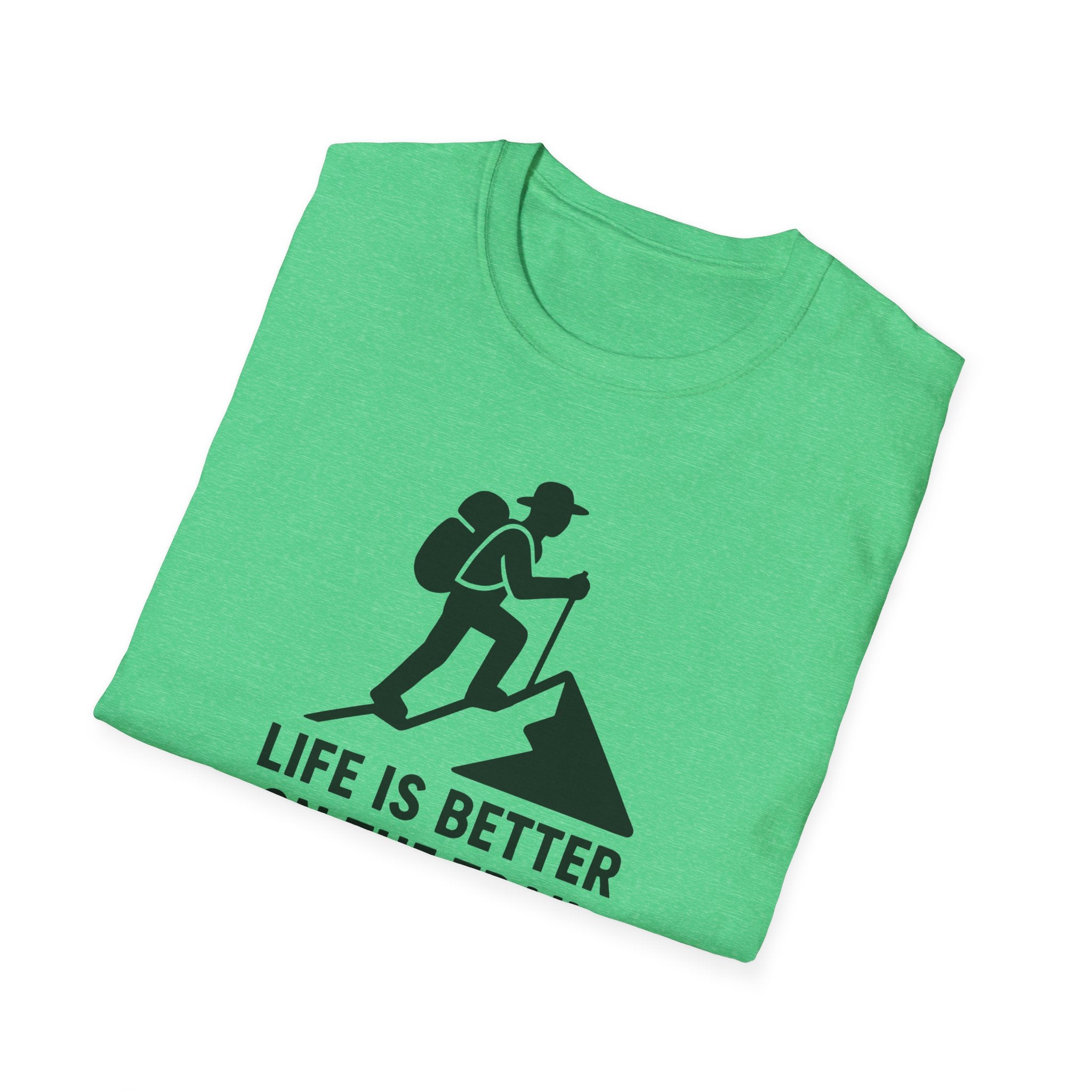 Hiking T-Shirt — "Life Is Better On The Trail" Adventure Tee
