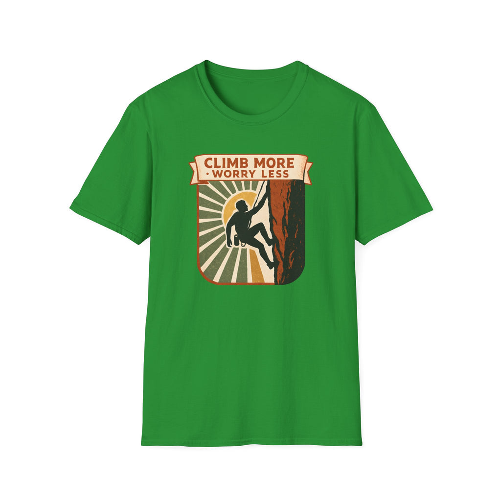 Climb More Worry Less Tee