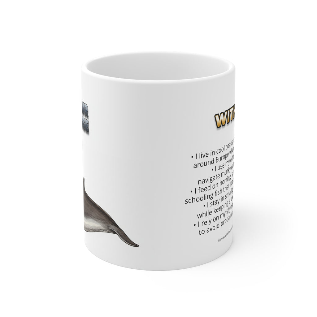Harbour Porpoise Coffee Mug – 11oz Ceramic Mug for Animals With Facts Series 3 Gifts