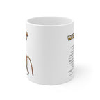 Proboscis Monkey Coffee Mug – 11oz Ceramic Mug for Animals With Facts Series 2 Gifts