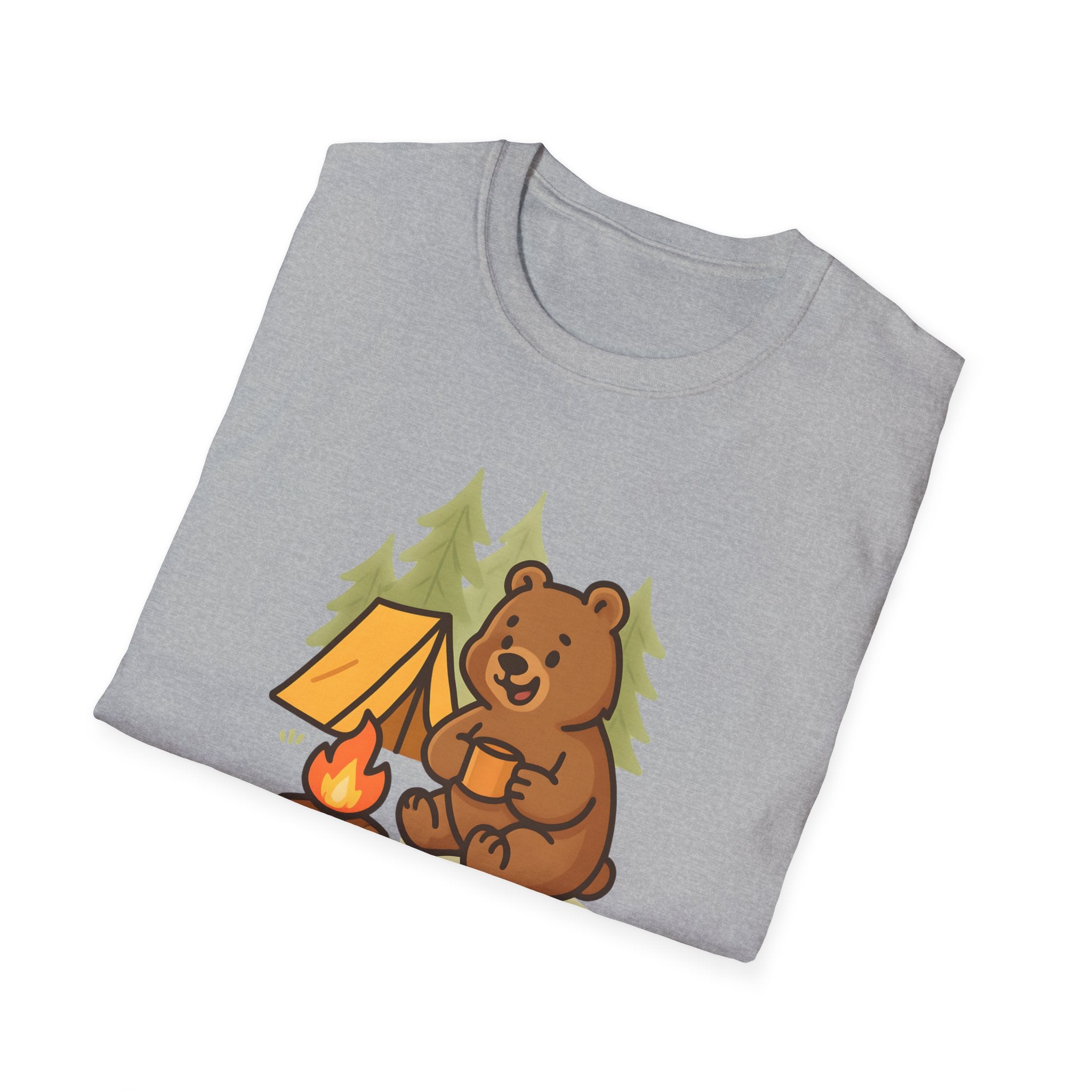 Bear at Campfire Tee
