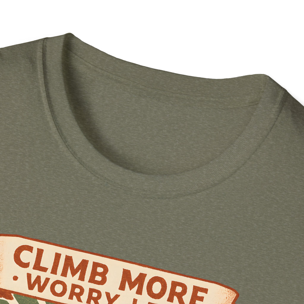 Climb More Worry Less Tee