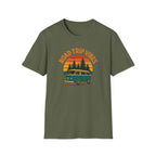 Road Trip Vibes T-Shirt — Retro Van Sunset Graphic