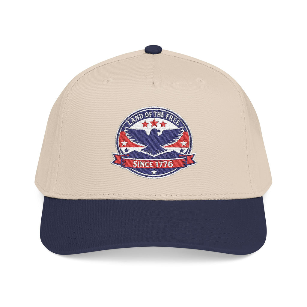 Patriotic Eagle Baseball Cap — Land of the Free Since 1776