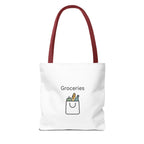 Personalized Tote Bag — Custom Text AOP Reusable Shopping Tote