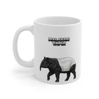 Malayan Tapir Coffee Mug – 11oz Ceramic Mug for Animals With Facts Series 2 Gifts