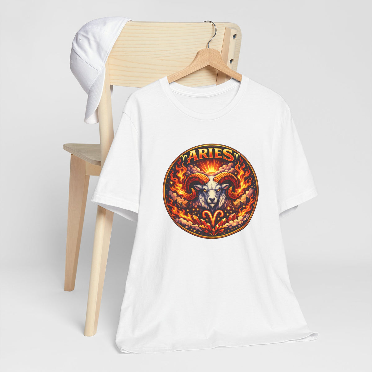 Aries Zodiac Tee — Fiery Ram Horoscope Graphic T-Shirt