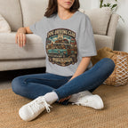 The Dog Driving Club T‑Shirt — Route 66 Retro Pet Road Trip Tee