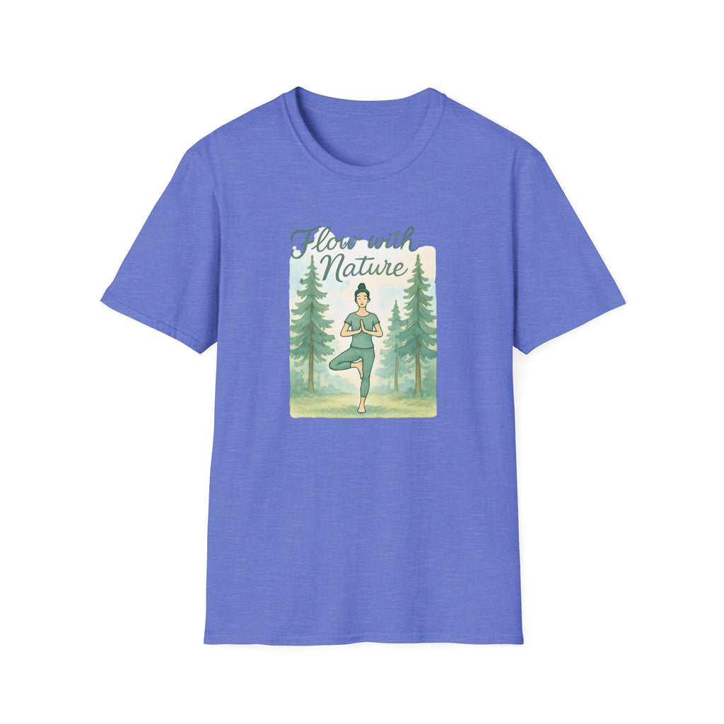 Flow With Nature T-Shirt — Yoga & Meditation Forest Tee