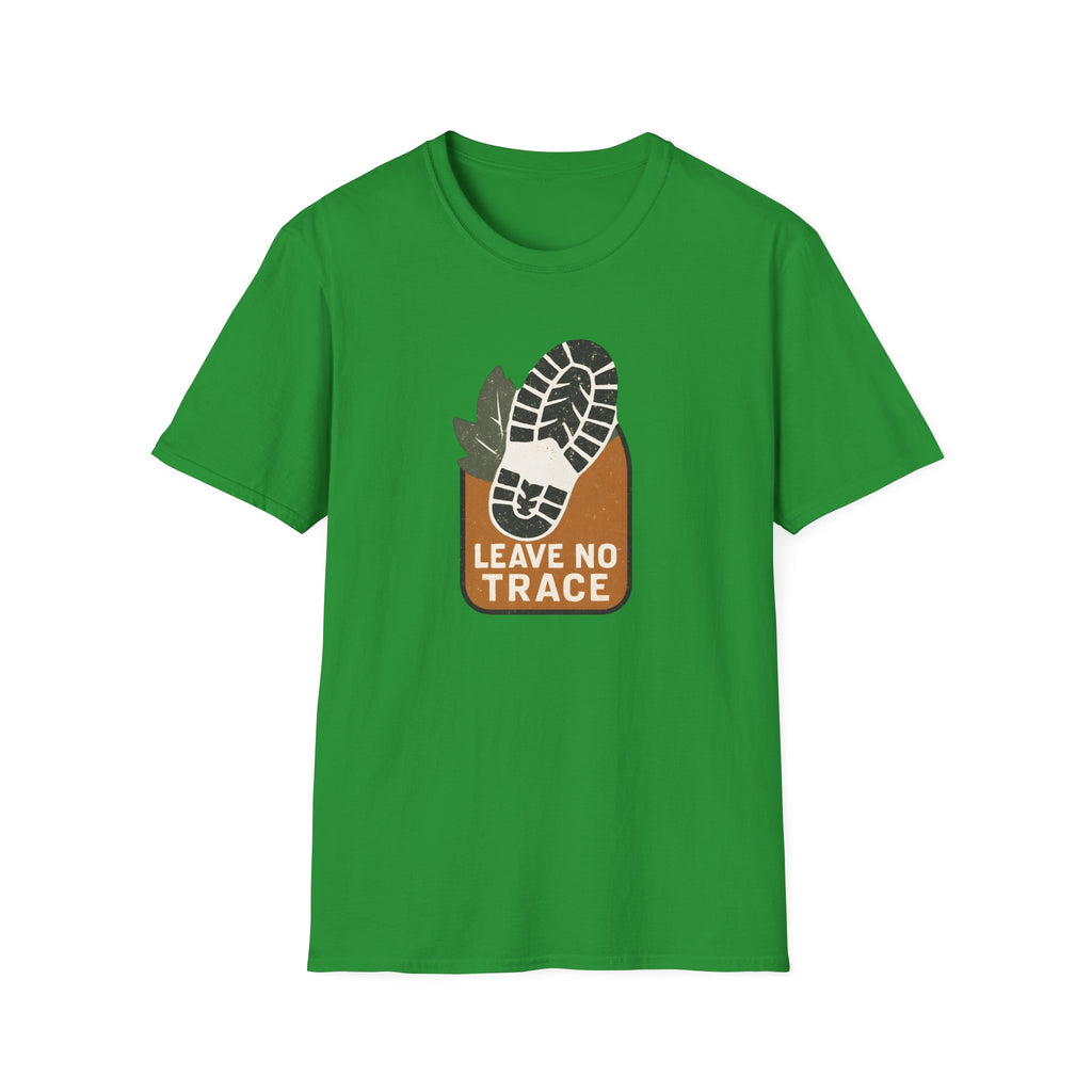 Leave No Trace Hiking T-Shirt — Eco Outdoor Trail Conservation Tee