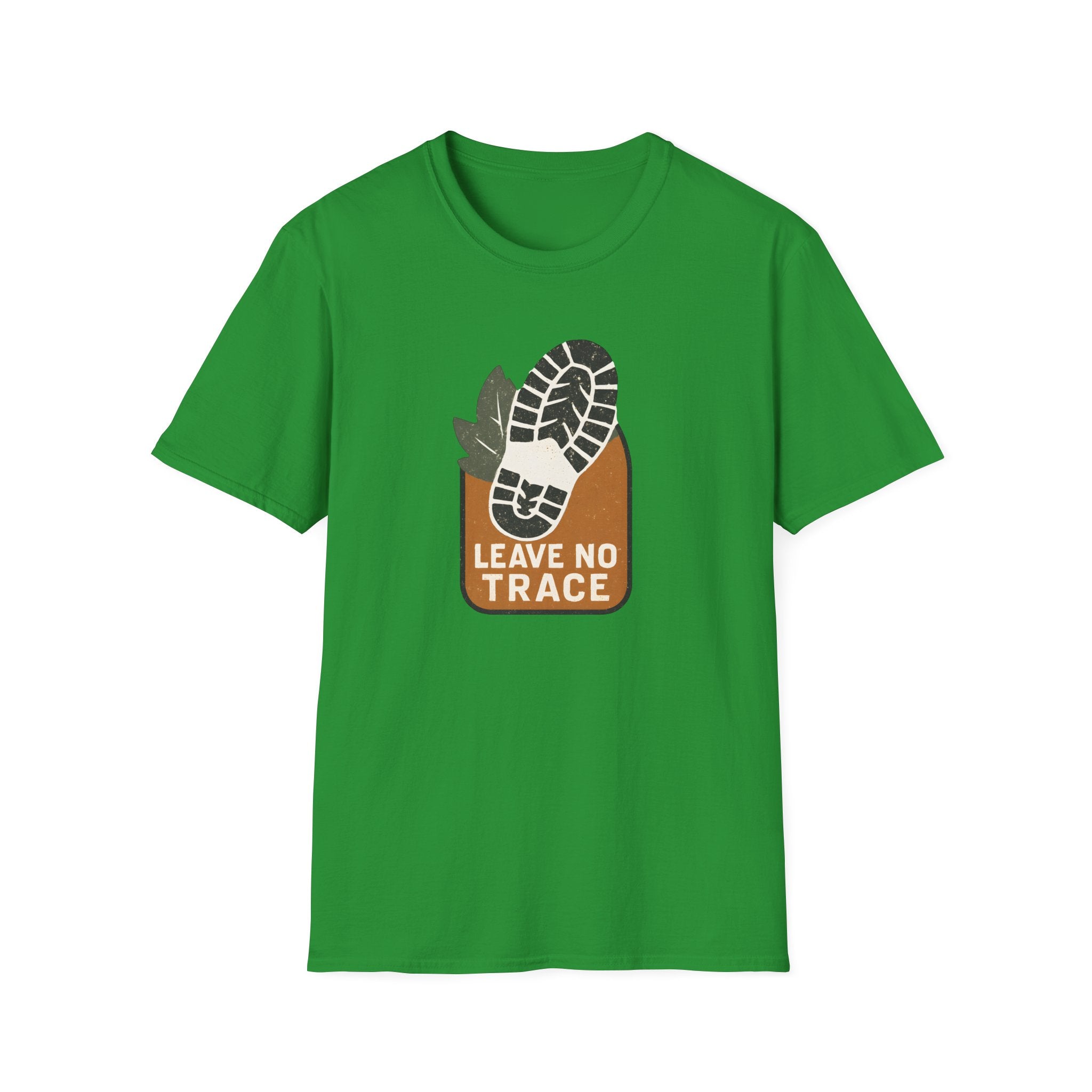 Leave No Trace Hiking T-Shirt — Eco Outdoor Trail Conservation Tee