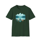 Kayak Lake T-Shirt — Mountain Reflection Outdoor Adventure Tee