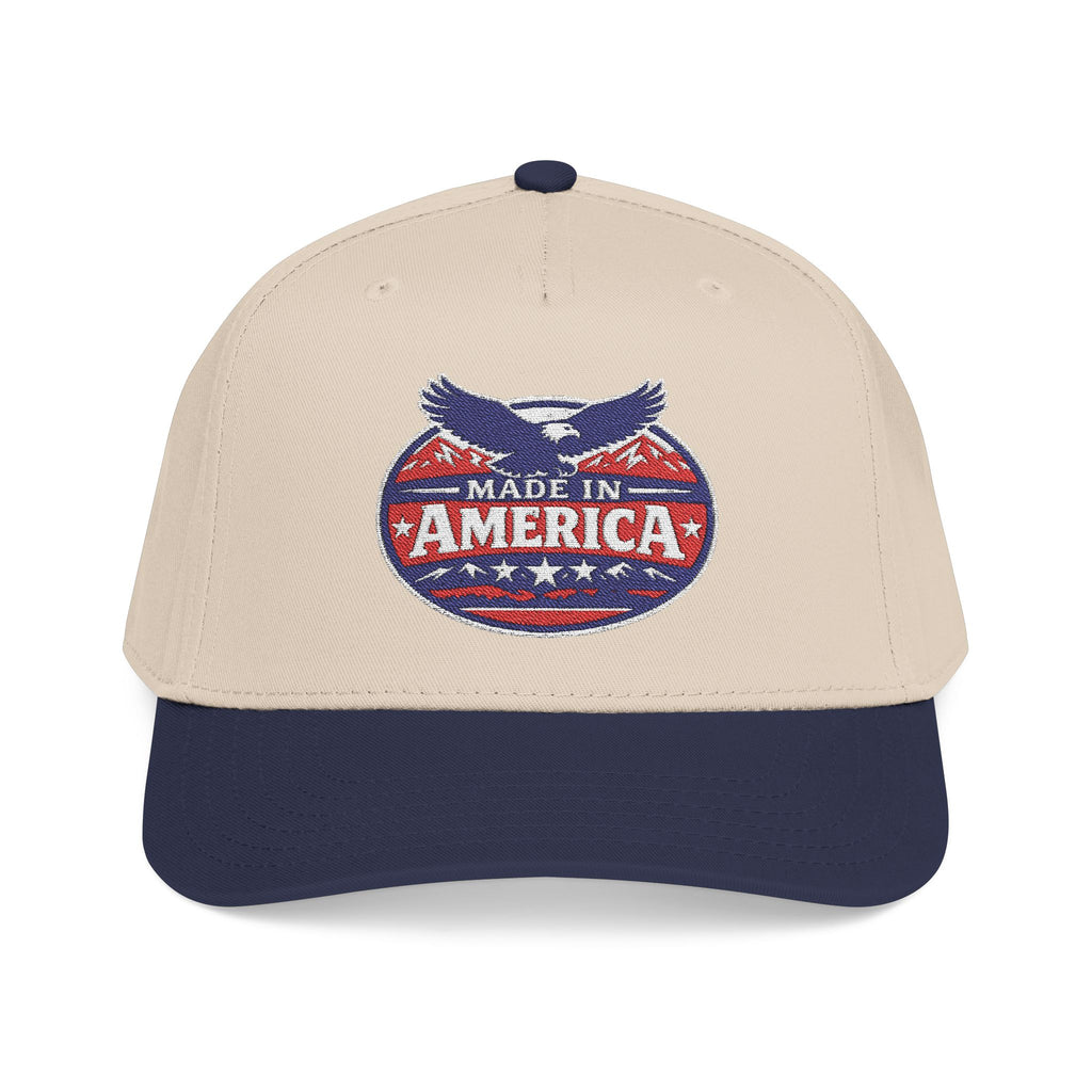 Made in America Baseball Cap - Patriotic Eagle Snapback