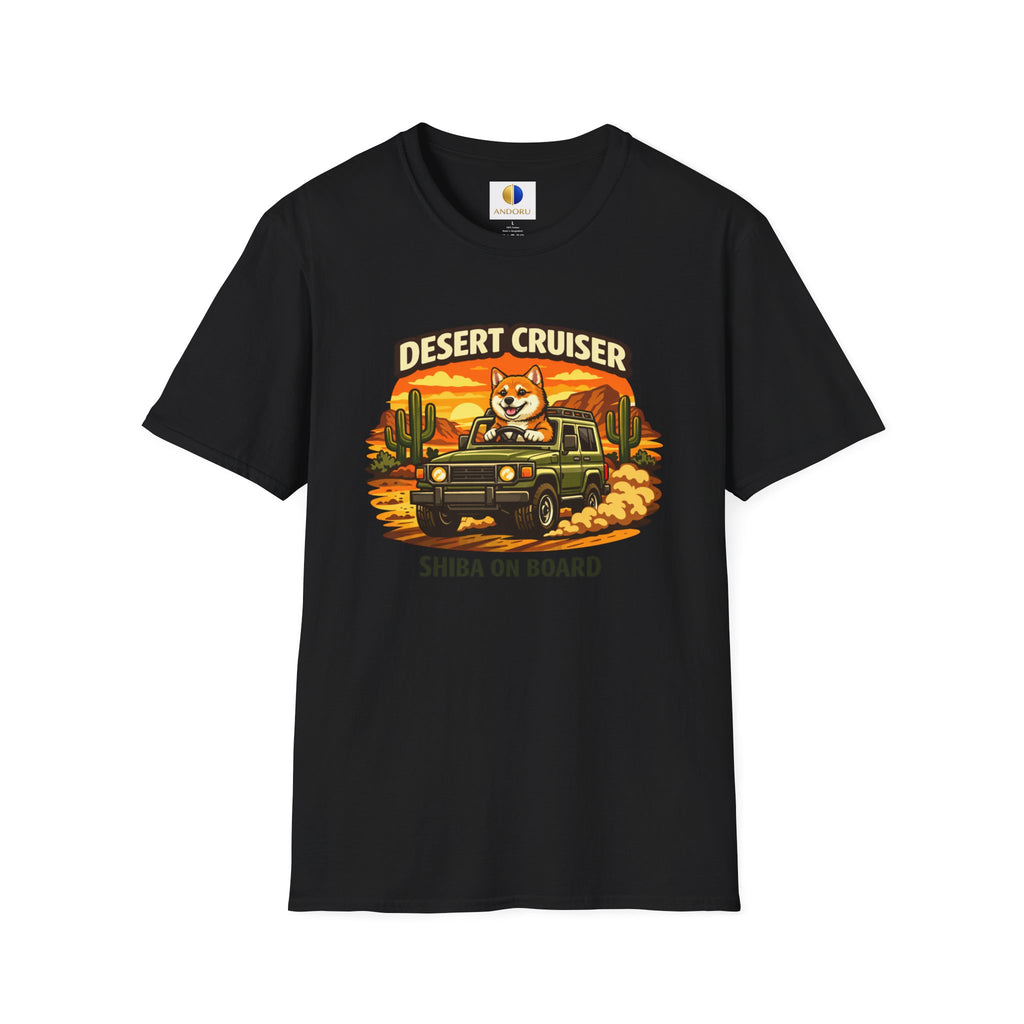 Desert Cruiser T-Shirt — Shiba Inu Off-Road Graphic Tee