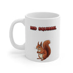 Red Squirrel Coffee Mug – 11oz Ceramic Mug for Animals With Facts Series 3 Gifts
