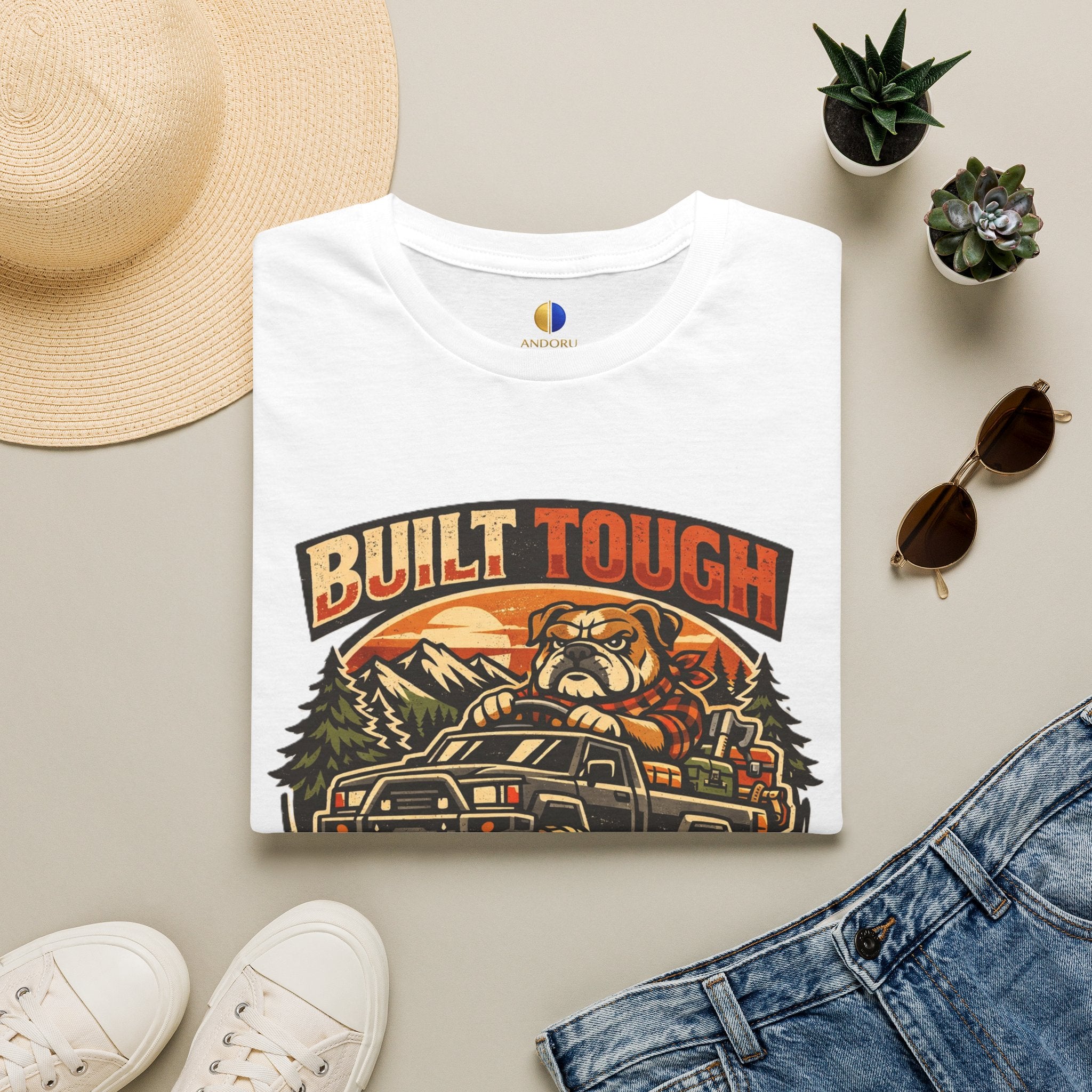 Built Tough Mountain Hauler T-Shirt — Off-Road Truck Graphic Tee