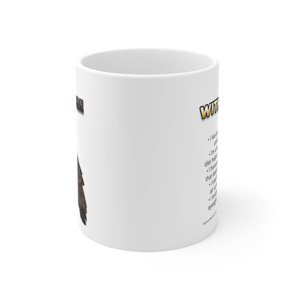 Vulture Coffee Mug – 11oz Ceramic Mug for Animals With Facts Series 1 Gifts