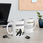 Giant Panda Coffee Mug – 11oz Ceramic Mug for Animals With Facts Series 2 Gifts