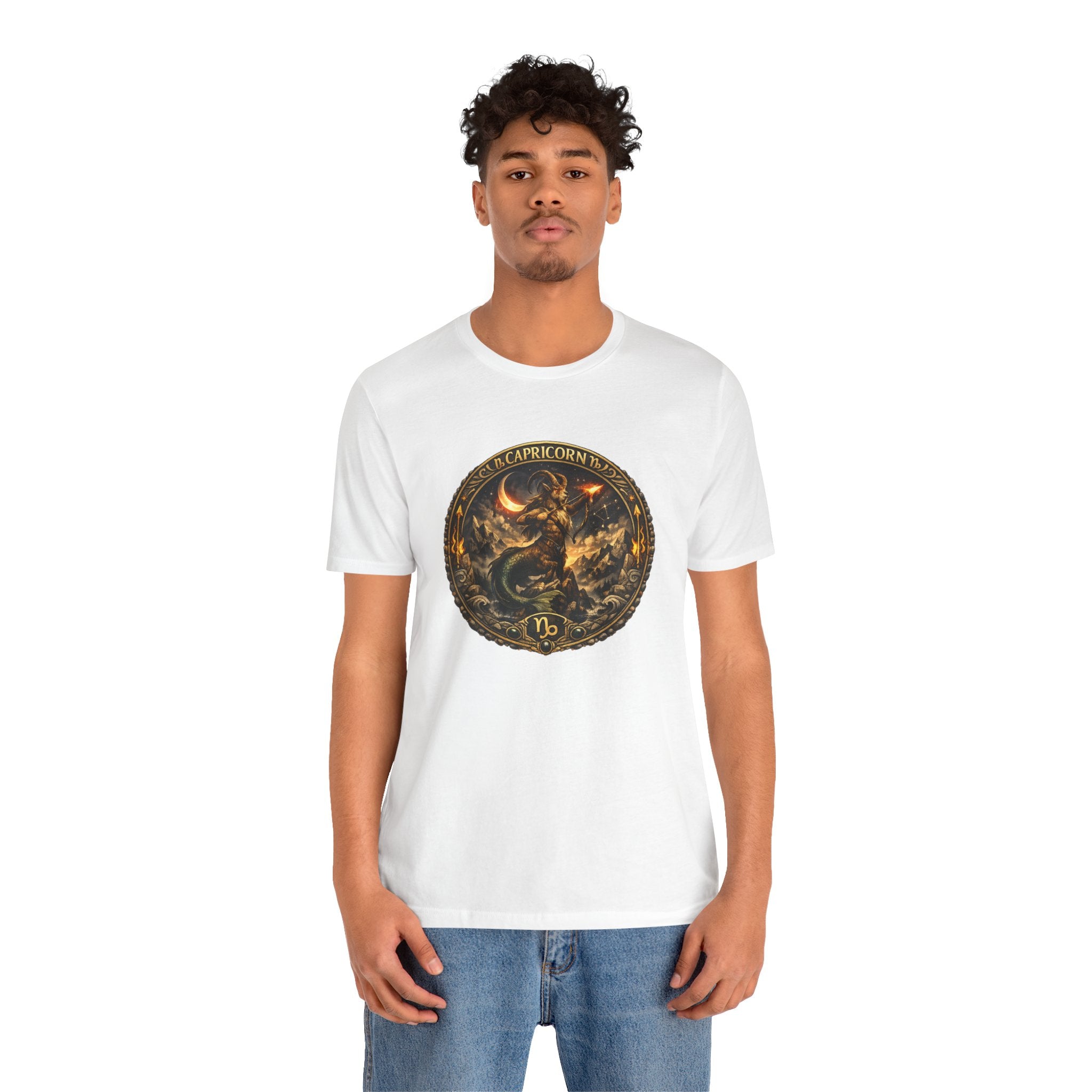 Capricorn Zodiac Tee — Mythic Sea-Goat Astrology T-Shirt