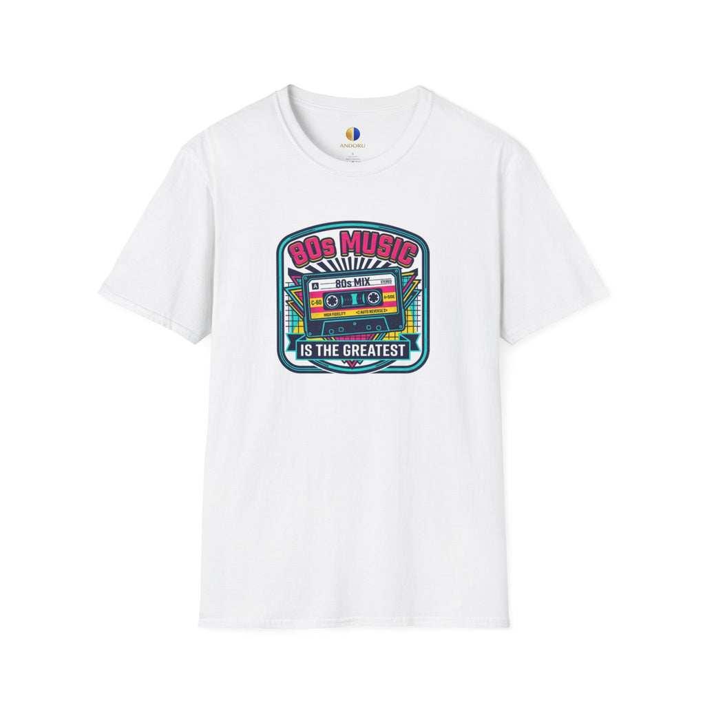 80s Music Cassette T-Shirt — Retro '80s Mix Is The Greatest Tee