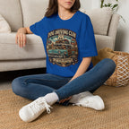 The Dog Driving Club T‑Shirt — Route 66 Retro Pet Road Trip Tee