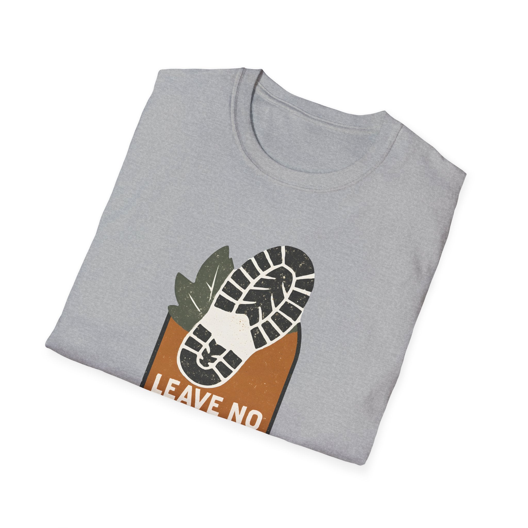 Leave No Trace Hiking T-Shirt — Eco Outdoor Trail Conservation Tee