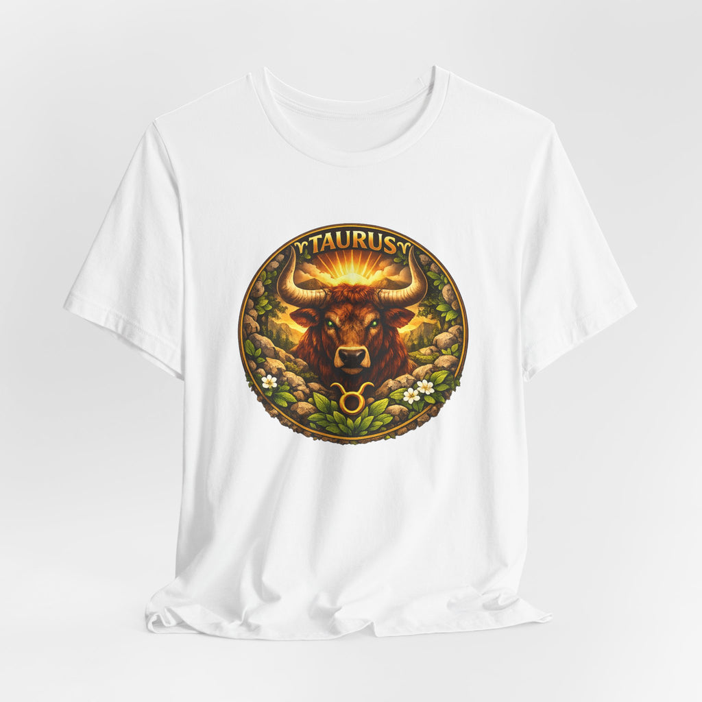 Taurus Zodiac Tee — Bull Astrology Graphic T-Shirt
