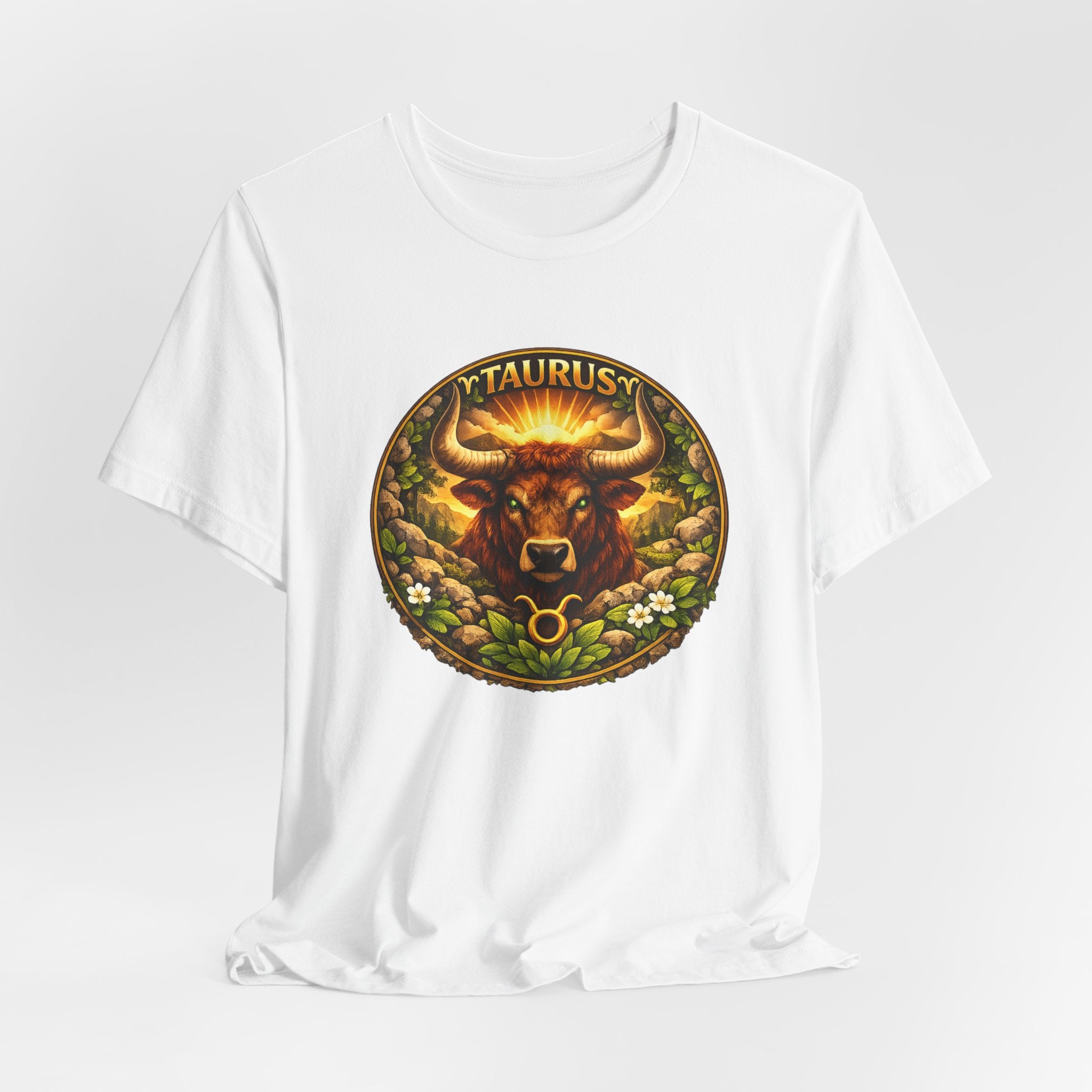 Taurus Zodiac Tee — Bull Astrology Graphic T-Shirt