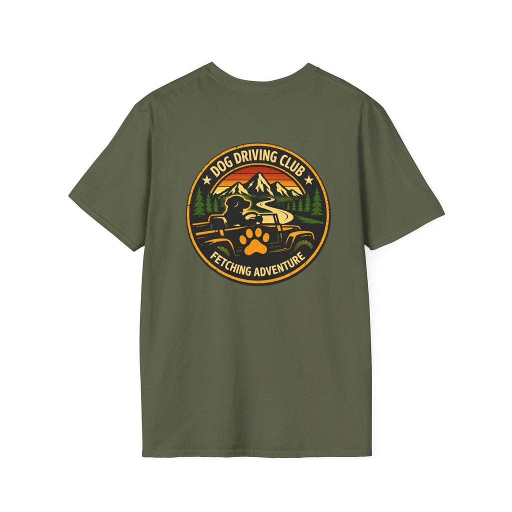 Camper Cruiser T-Shirt — Cute Corgi Van Life Graphic Tee for Camping Lovers