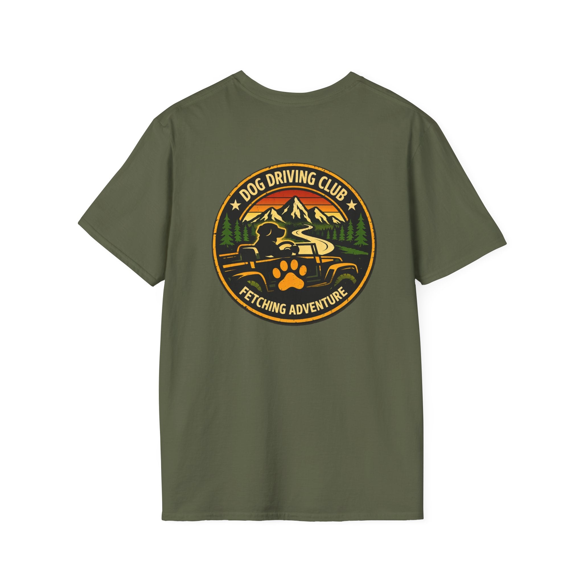 Camper Cruiser T-Shirt — Cute Corgi Van Life Graphic Tee for Camping Lovers