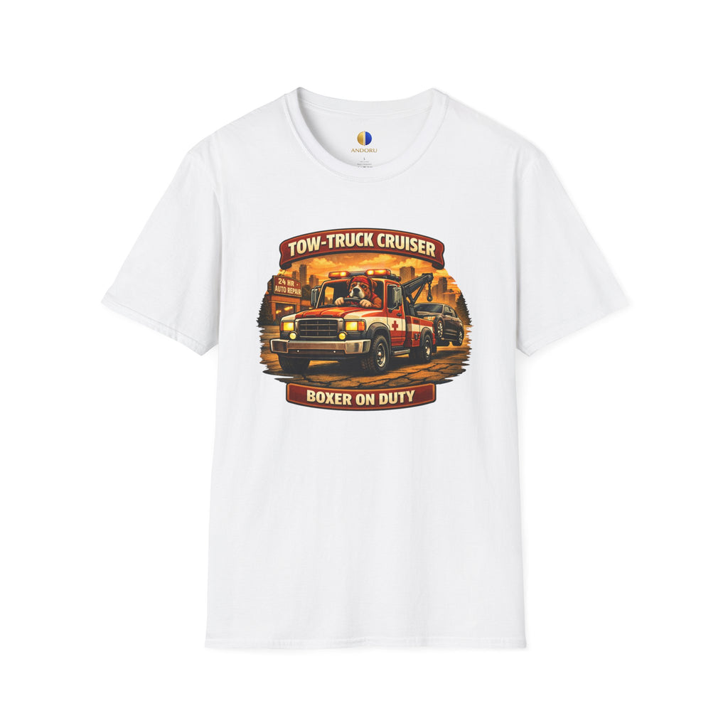 Tow-Truck Cruiser T-Shirt — Tow Truck Driver Vintage Rescue Tee